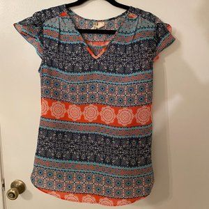 Patterned blouse
